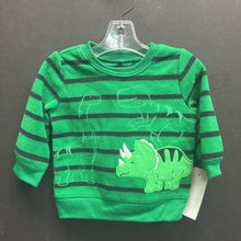 Load image into Gallery viewer, Striped Dinosaur Sweater
