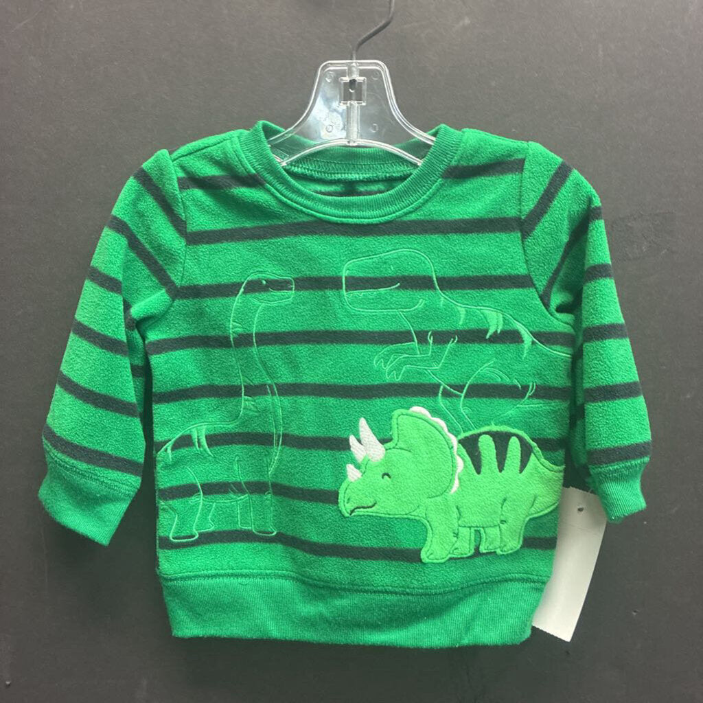 Striped Dinosaur Sweater