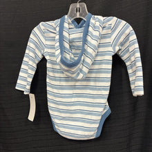 Load image into Gallery viewer, Striped Hooded Onesie
