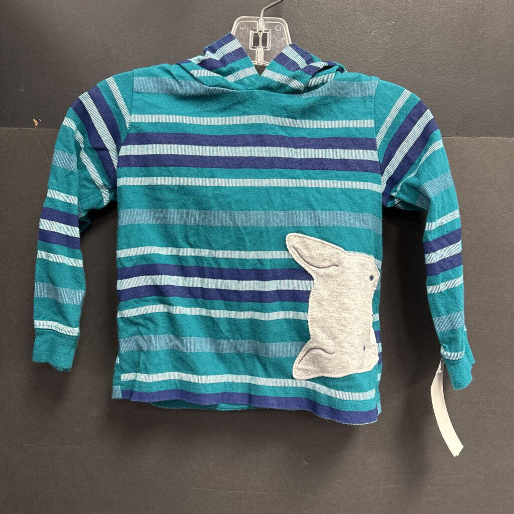 Striped Hooded Dog Shirt