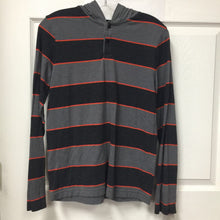 Load image into Gallery viewer, Hooded Striped Shirt
