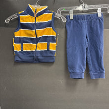 Load image into Gallery viewer, 2pc Striped Vest Outfit

