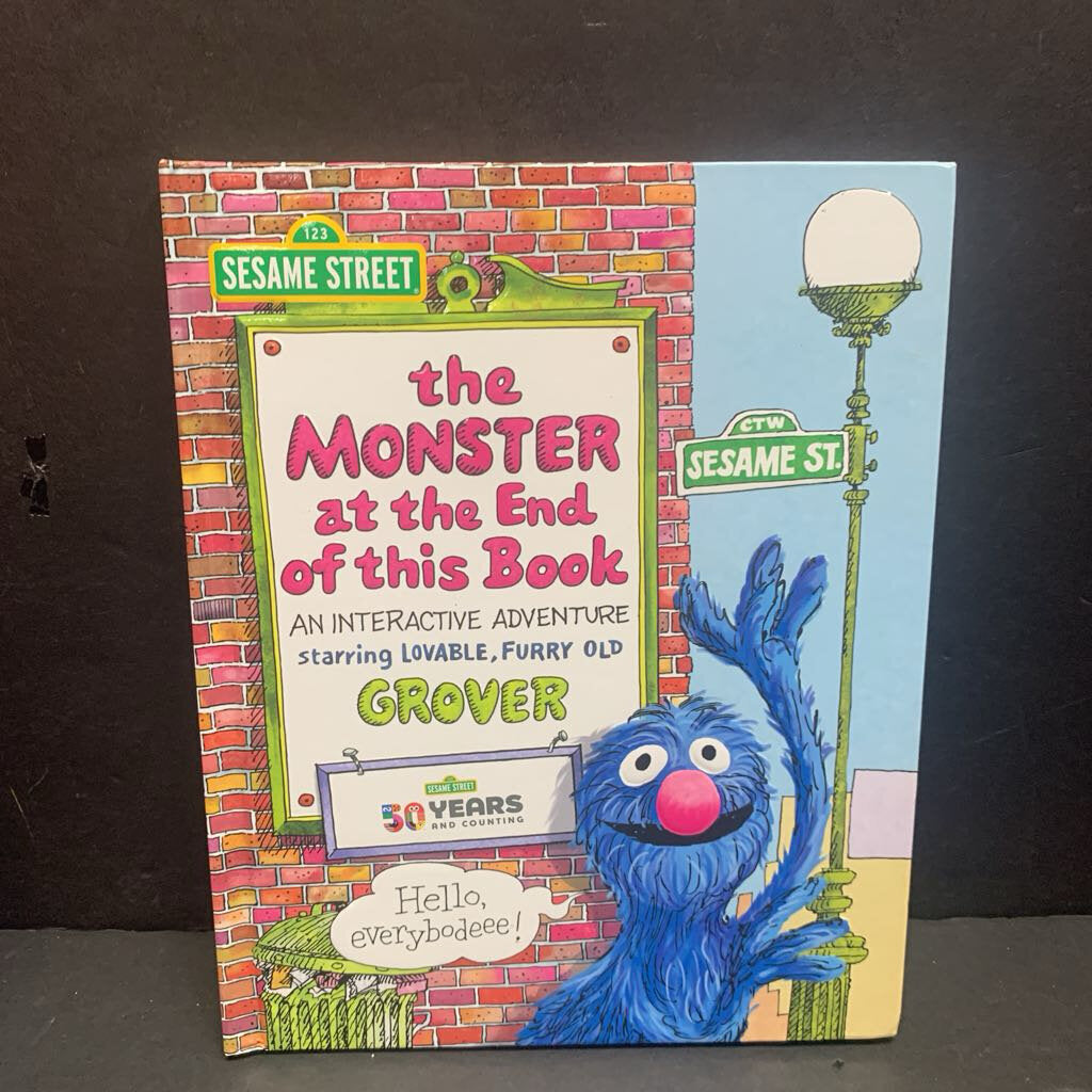 The Monster at the End of this Book: An Interactive Adventure Starring Lovable, Furry, Old Grover (Sesame Street 50 Years and Counting) -character board