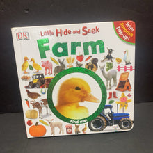 Load image into Gallery viewer, Little Hide and Seek Farm (DK) (Dawn Sirett) -pop up board
