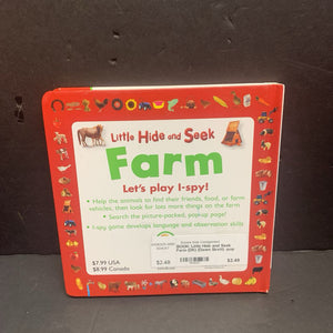 Little Hide and Seek Farm (DK) (Dawn Sirett) -pop up board