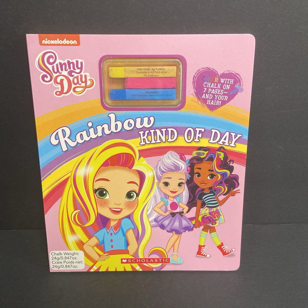 Rainbow Kind of Day w/ Chalk (Nickelodeon Sunny Day) -character board