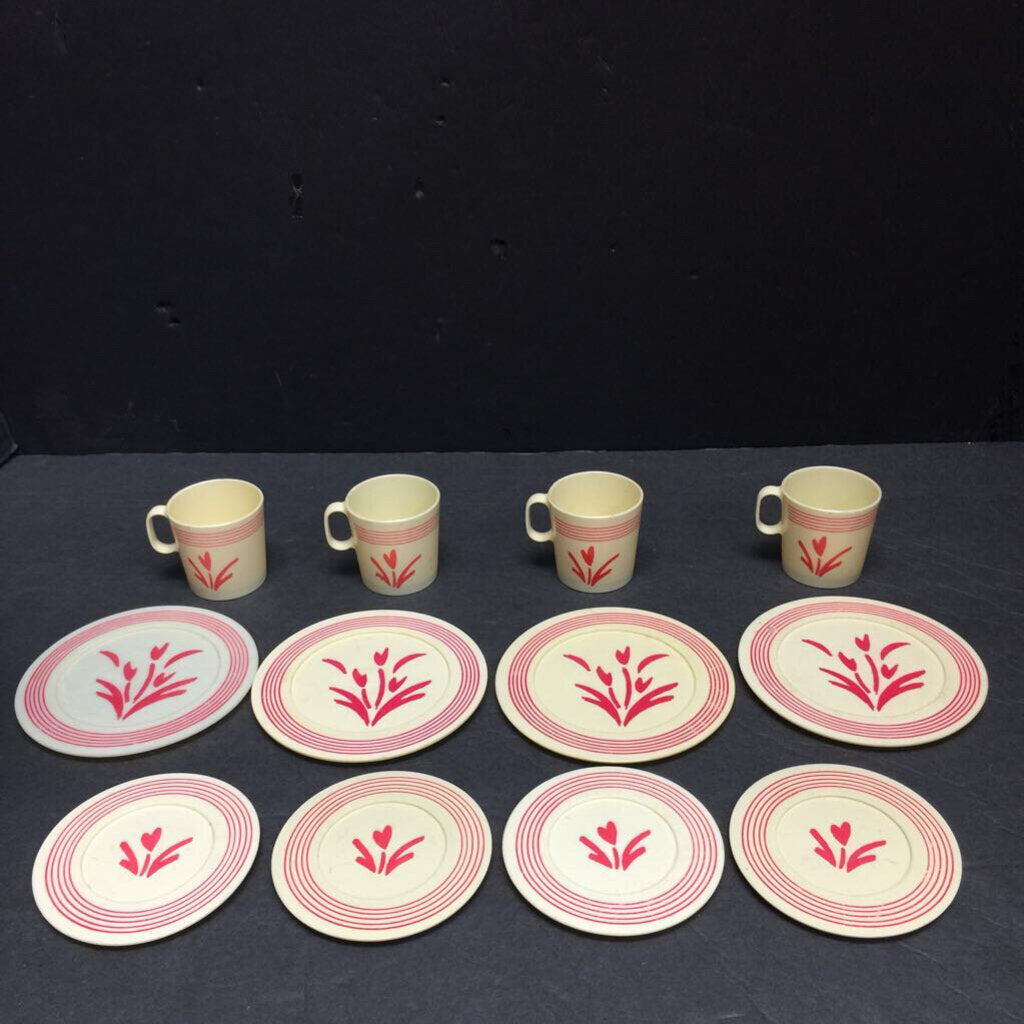 Globe Cook n' Serve Play Dishes Set 1950's Vintage Collectible (Chilton)