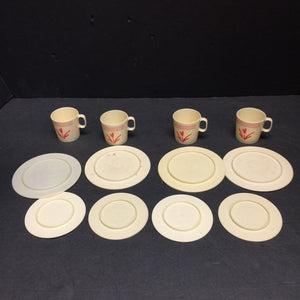 Globe Cook n' Serve Play Dishes Set 1950's Vintage Collectible (Chilton)