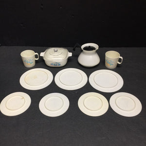 Globe Cook n' Serve Play Dishes Set 1950's Vintage Collectible (Chilton)