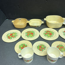 Load image into Gallery viewer, Globe Cook n&#39; Serve Play Dishes Set 1950&#39;s Vintage Collectible (Chilton)
