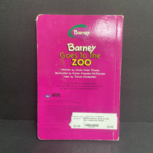 Load image into Gallery viewer, Barney Goes to the Zoo -character board
