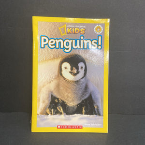 Penguins (National Geographic Kids Level 2) (Birds) (Anne Schreiber) -educational reader paperback