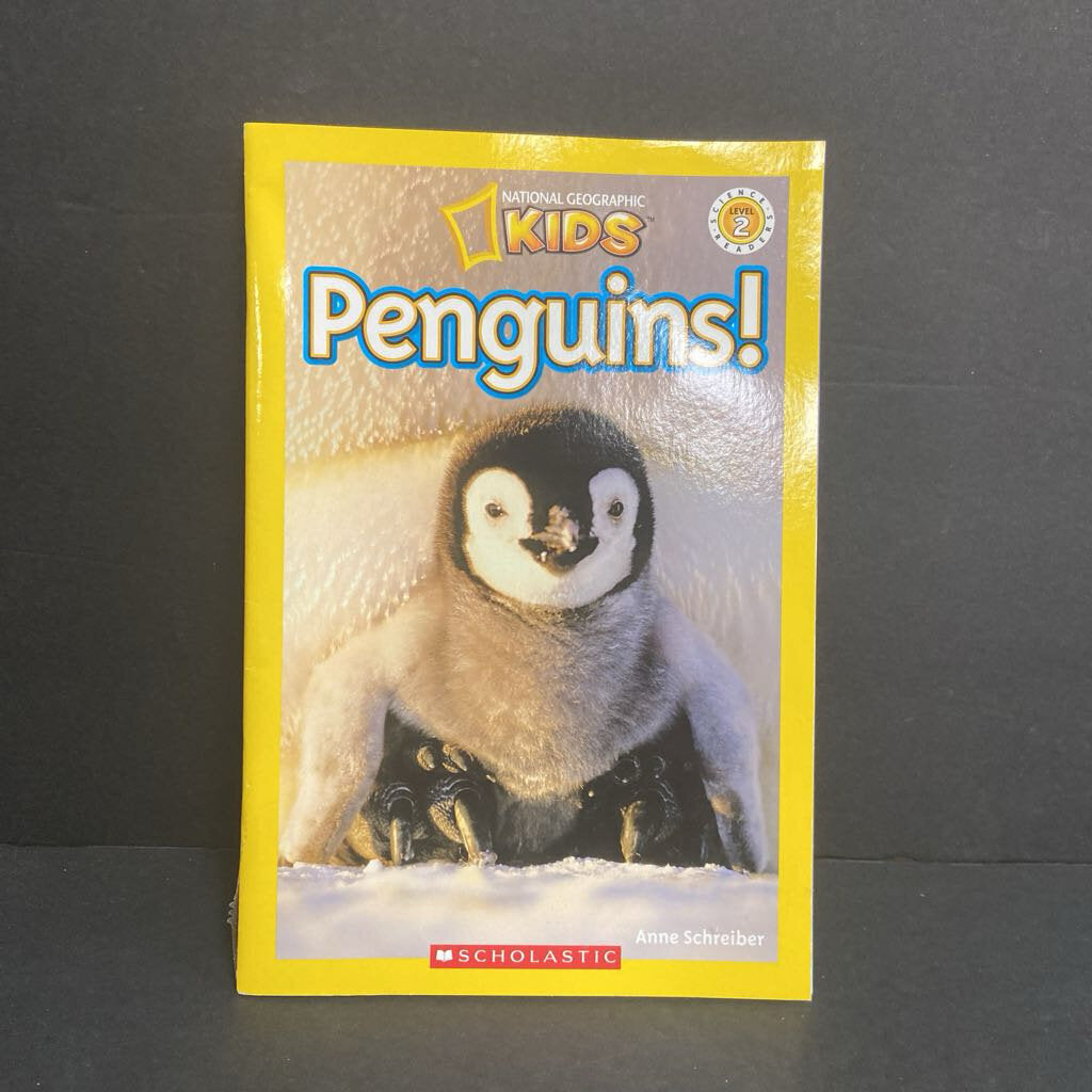 Penguins (National Geographic Kids Level 2) (Birds) (Anne Schreiber) -educational reader paperback