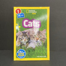 Load image into Gallery viewer, Cats (National Geographic Kids Level 1) (Joan Marie Galat) (Mammals) -educational reader paperback
