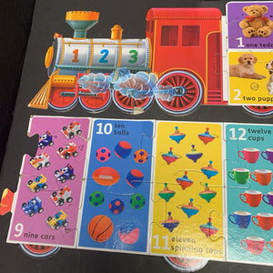 28pc First Numbers Puzzle Train