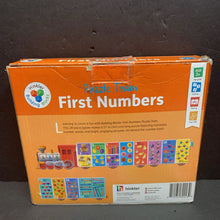 Load image into Gallery viewer, 28pc First Numbers Puzzle Train
