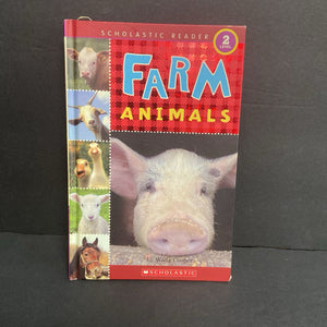 Farm Animals (Scholastic Reader Level 2) (Wade Cooper) -reader hardcover