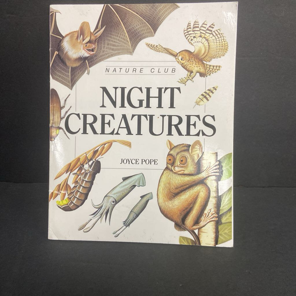 Night Creatures (Nature Club) (Joyce Pope) (Mammals/Birds) -educational paperback