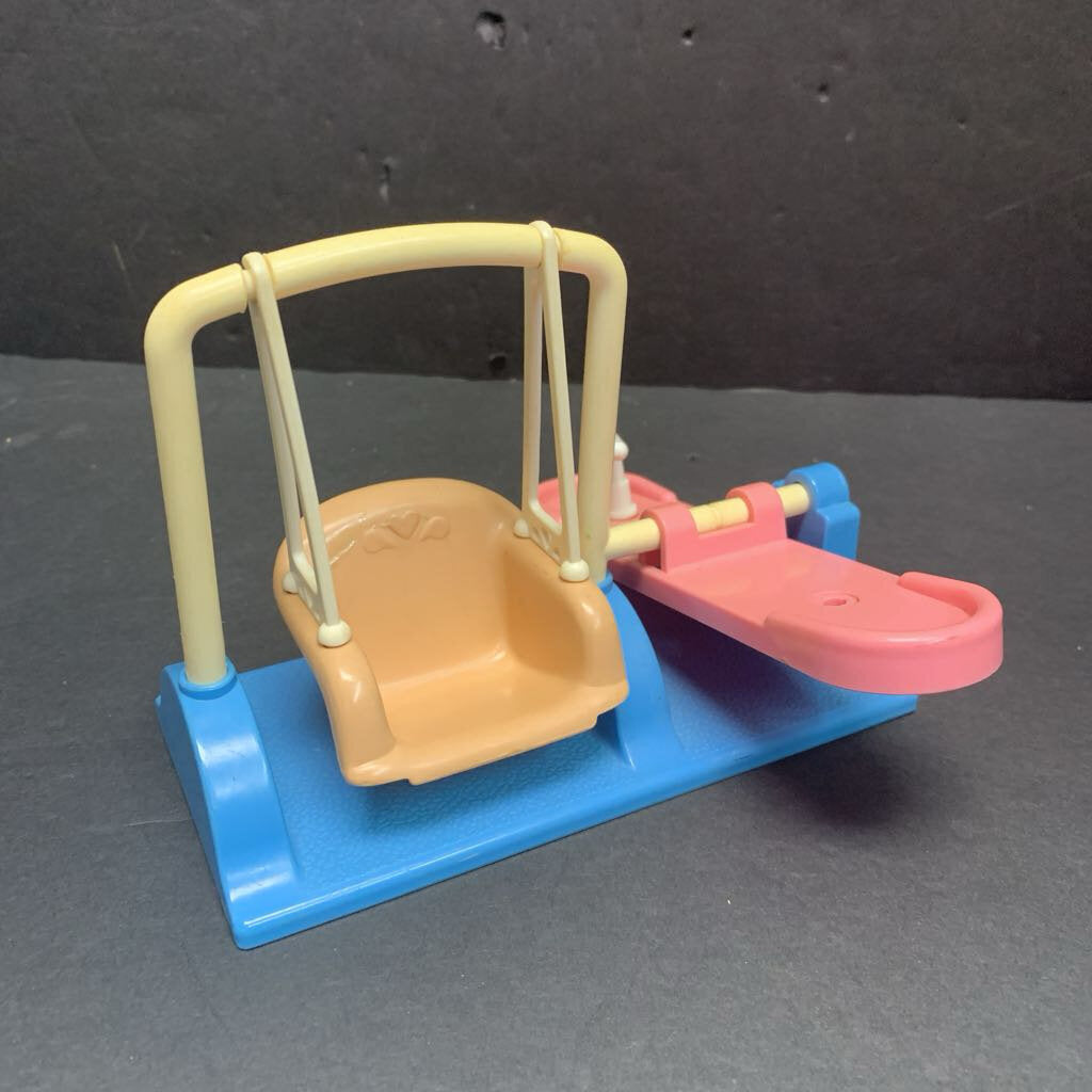 Dollhouse Swing Set 1993 Vintage Collectible