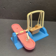 Load image into Gallery viewer, Dollhouse Swing Set 1993 Vintage Collectible
