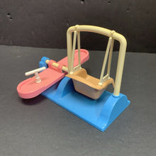 Load image into Gallery viewer, Dollhouse Swing Set 1993 Vintage Collectible
