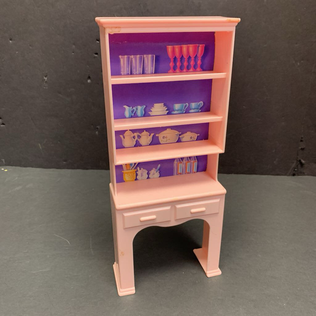 So Much To Do China Hutch Cabinet 1993 Vintage Collectible