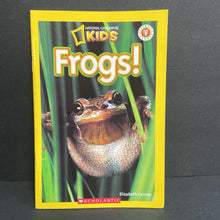 Load image into Gallery viewer, Frogs! (National Geographic Kids Level 1) (Elizabeth Carney) (Amphibians) -educational reader paperback
