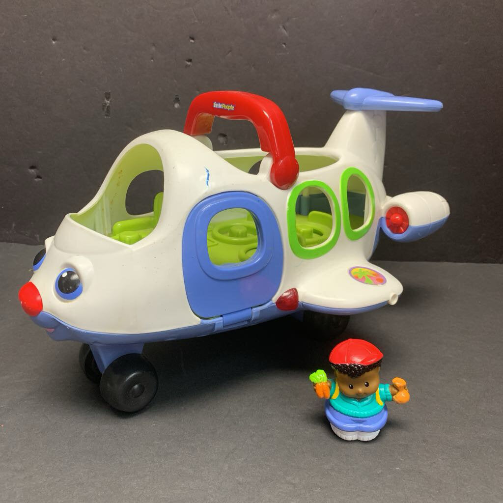 Lil' Movers Airplane w/Figure Battery Operated
