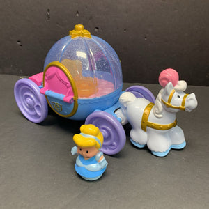 Cinderella's Coach Car w/Figure Battery Operated Disney Princess