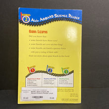 Load image into Gallery viewer, Giant Lizards (All Aboard Science Reader Level 2) (Ginjer L. Clarke) -educational reader paperback
