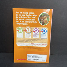 Load image into Gallery viewer, Bats (Scholastic Level 1) (Lily Wood) (Mammals) -educational reader paperback
