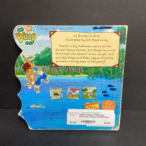 Diego's Halloween Party (Go, Diego, Go!) (Brooke Linder) (Season: Fall; Holiday) -character board