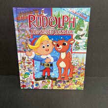 Load image into Gallery viewer, Rudolph the Red-Nose Reindeer(Season: Winter; Holiday: Christmas) -character look &amp; find hardcover
