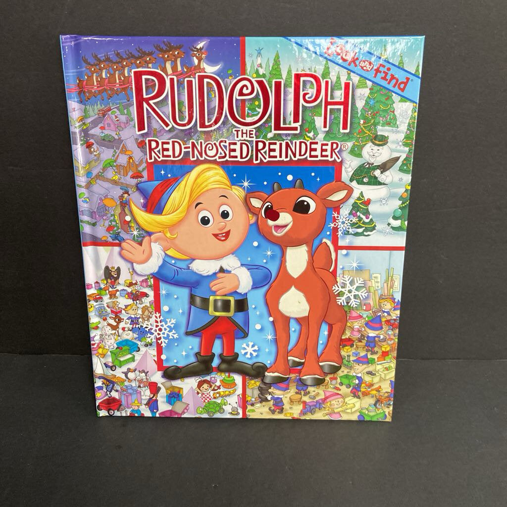 Rudolph the Red-Nose Reindeer(Season: Winter; Holiday: Christmas) -character look & find hardcover