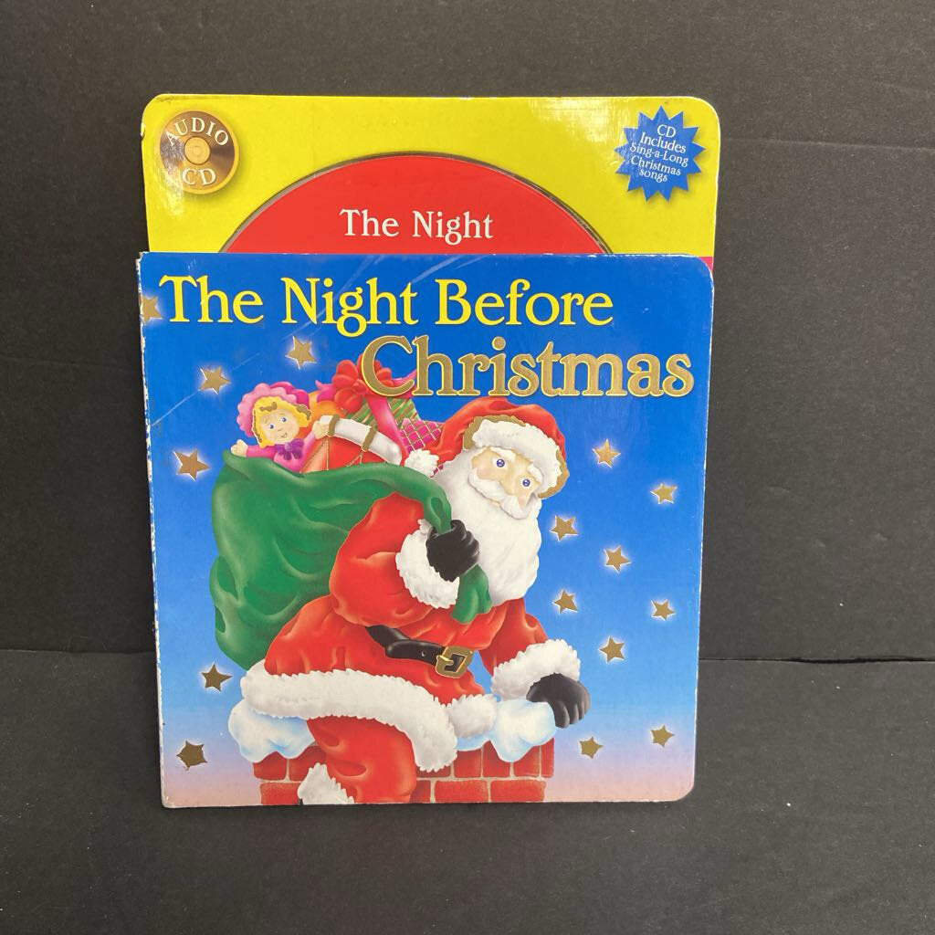 The Night Before Christmas w/ CD (Season: Winter; Holiday: Christmas) -board