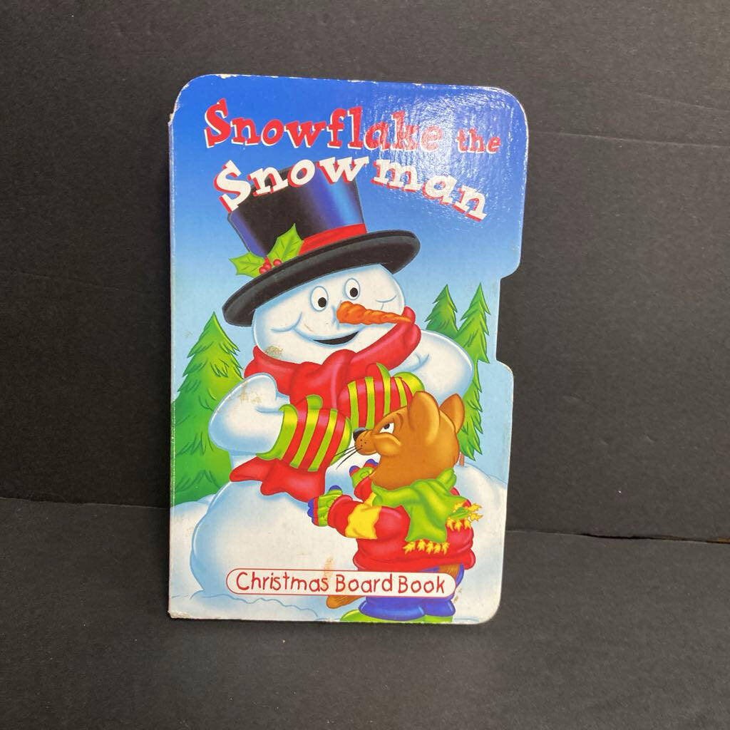 Snowflake the Snowman (Season: Winter; Holiday: Christmas) -board
