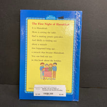 Load image into Gallery viewer, The First Night of Hanukkah (All Aboard Reading Level 2) (Nicki Weiss) (Season: Winter; Holiday: Hanukkah/Chanukkah) -reader hardcover
