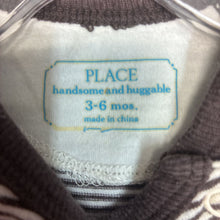 Load image into Gallery viewer, boys place brwn/wht onesie
