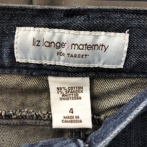 liz lange denim pants