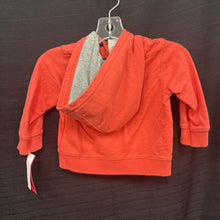 Load image into Gallery viewer, boys carters peach hooded zip sweatshirt
