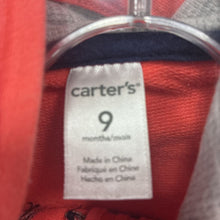 Load image into Gallery viewer, boys carters peach hooded zip sweatshirt
