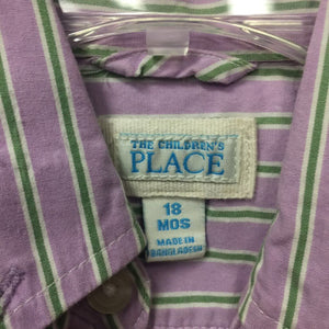 boys place pur striped polo shirt