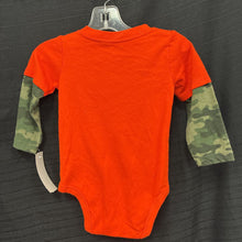 Load image into Gallery viewer, Camo Dinosaur Onesie
