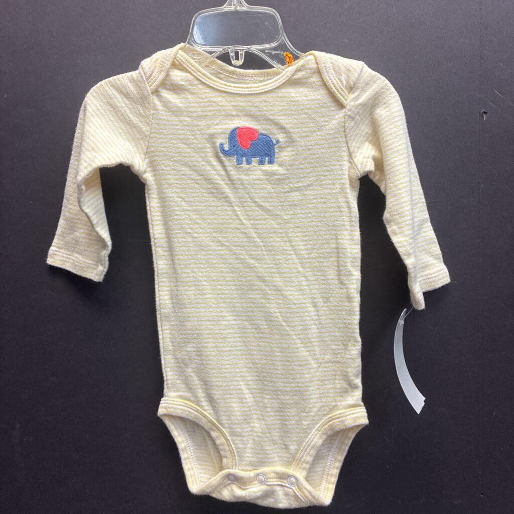 Striped Elephant Onesie