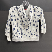 Load image into Gallery viewer, ABC Hooded Zip Sweatshirt
