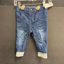 Load image into Gallery viewer, Denim Suspender Pants
