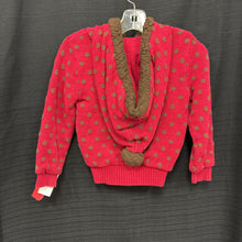 Load image into Gallery viewer, girls babygap red/brwn zp-jacket
