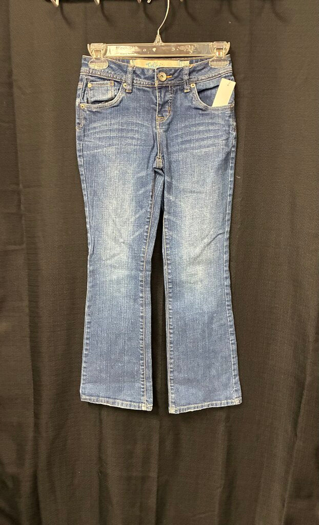 girls justice denim pants