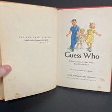 Load image into Gallery viewer, Guess Who (The New Basic Readers) (Dick &amp; Jane) (William S. Gray &amp; A. Sterl Artley, &amp; May Hill Arbuthnot) (Vintage Collectible 1951) -character reader hardcover
