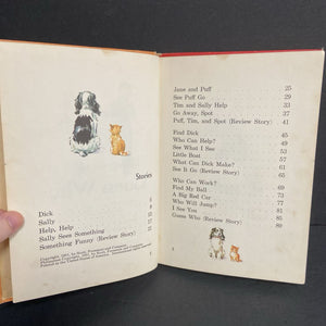Guess Who (The New Basic Readers) (Dick & Jane) (William S. Gray & A. Sterl Artley, & May Hill Arbuthnot) (Vintage Collectible 1951) -character reader hardcover